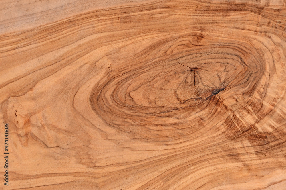 Wood board made from olive tree with annual rings Wood board made from olive tree with annual rings