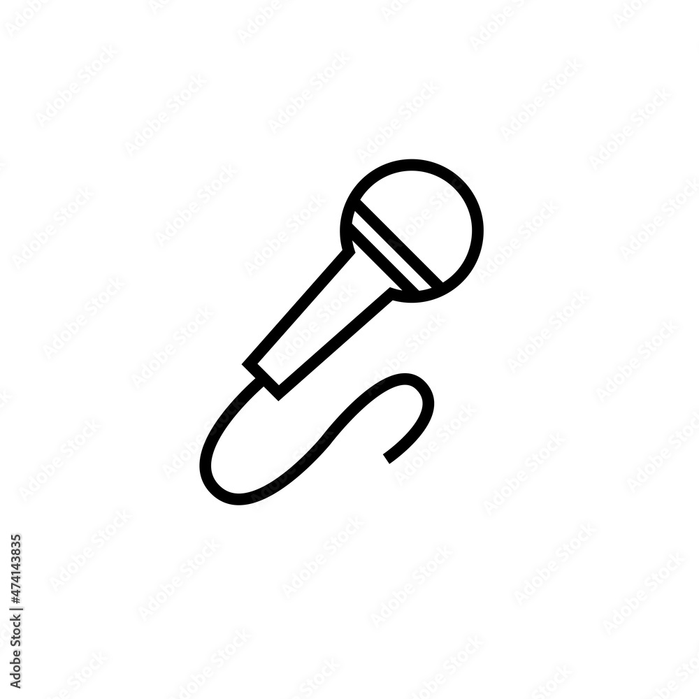 microphone flat icon vector illustration microphone flat icon vector illustration