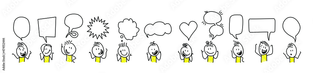 Stick figures. Blank banner set. Vector illustration of people holding blank. It can be used for presentations, for explanation, as a mascot, for communication, to express emotions. Stick figures. Blank banner set. Vector illustration of people holding blank. It can be used for presentations, for explanation, as a mascot, for communication, to express emotions.