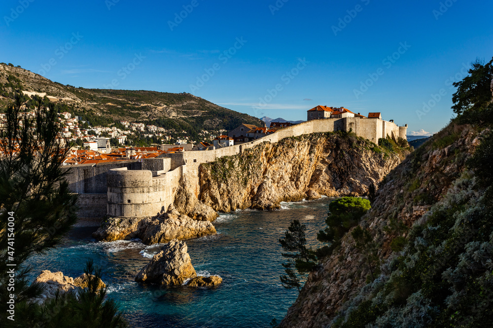 West Harbour of Dubrovnik. Croatia
