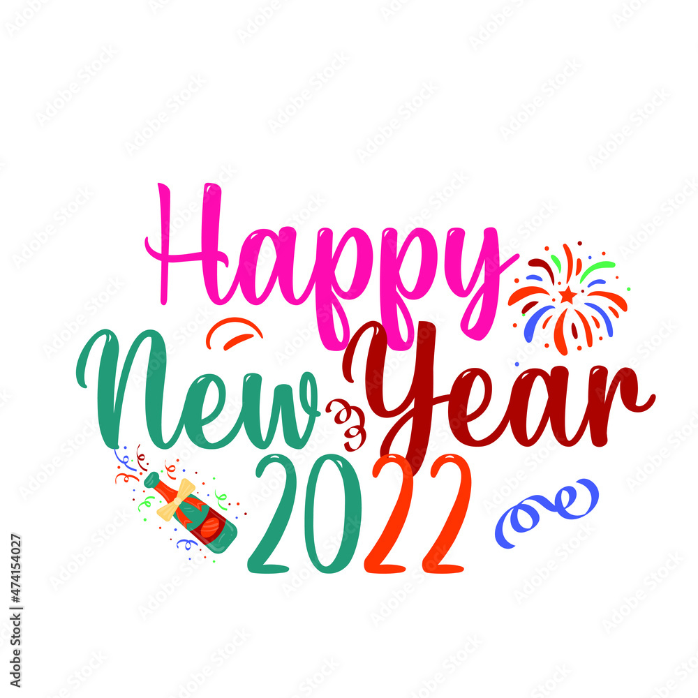 Happy new year 2022 sublimation Happy new year 2022 sublimation