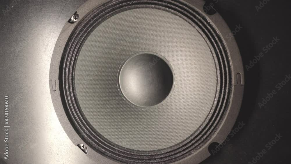 Diaphragm of speaker vibrates when a speaker is used in high volume Diaphragm of speaker vibrates when a speaker is used in high volume