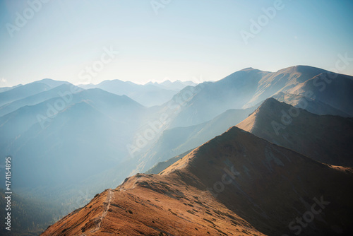 Mountain panorama of the Tatra Mountains from Kasprowy Wierch © Olena Rudo
