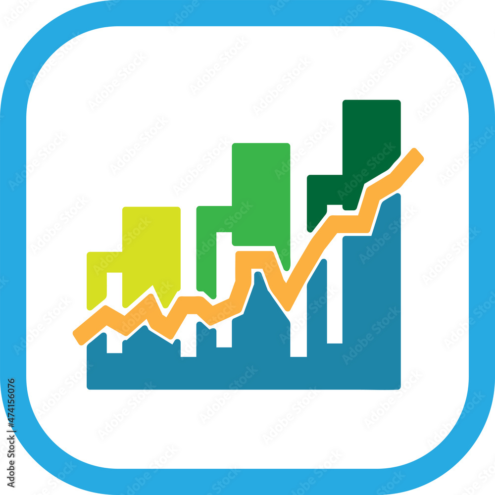 Graph chart icon sign design Graph chart icon sign design