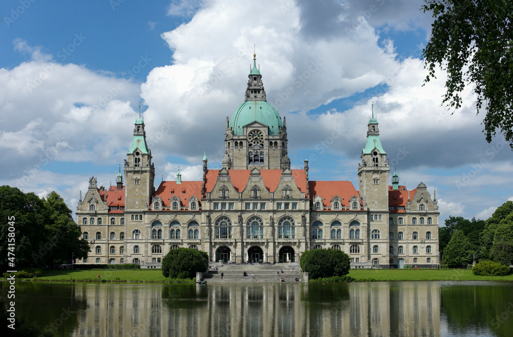 Panoramic view of Hannover City Hall