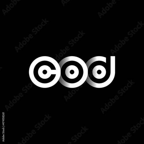 COD Letter Initial Logo Design Template Vector Illustration