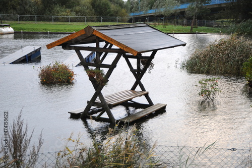 Ueckermünde, Sommerhochwasser 2009