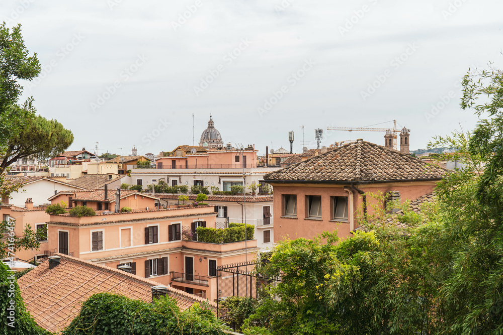 view of the old town country Rome