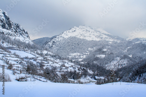 Asturias con nieve
