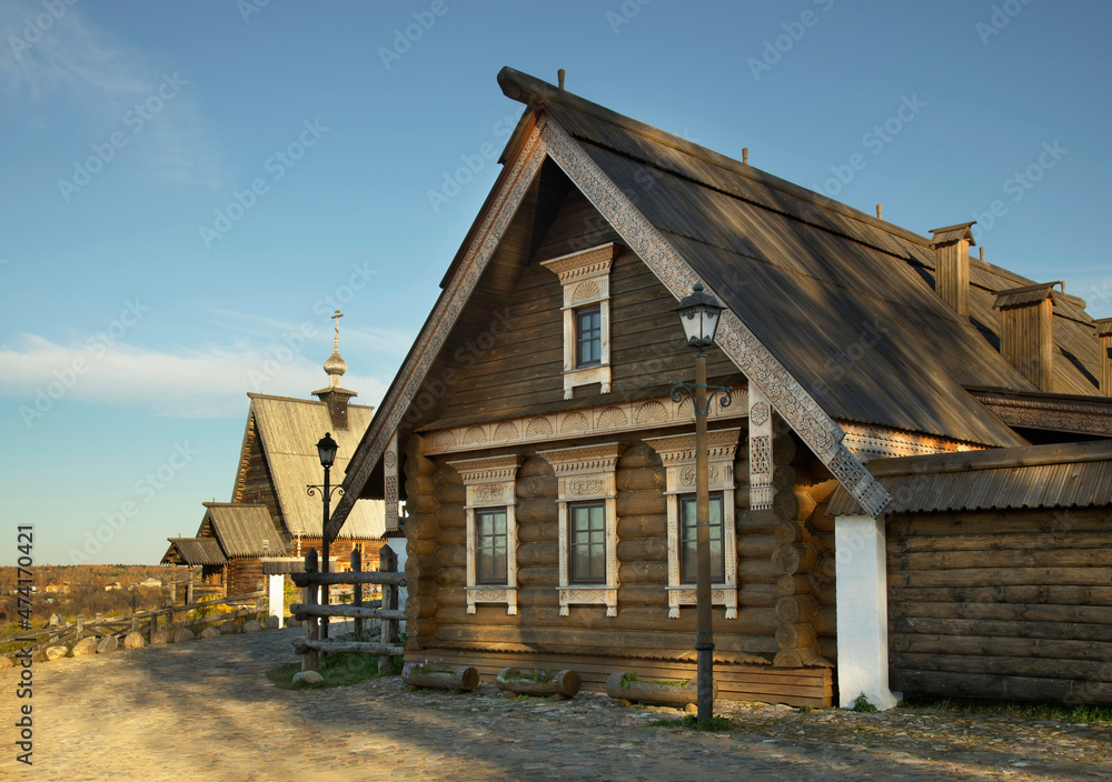 Church of Resurrection of Christ at Levitan (Peter and Paul) mountain in Plyos. Ivanovo oblast. Russia Church of Resurrection of Christ at Levitan (Peter and Paul) mountain in Plyos. Ivanovo oblast. Russia
