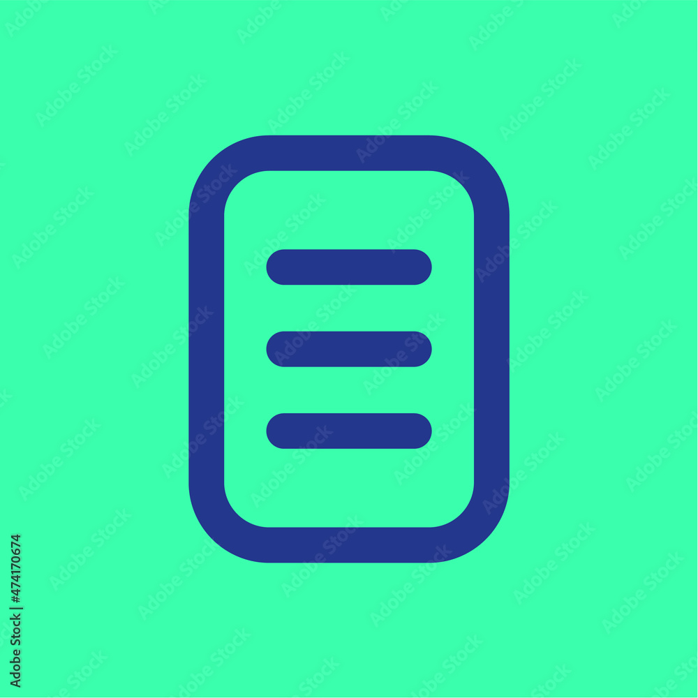 List Icon Vector Pictogram List Icon Vector Pictogram