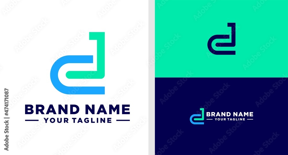 JD LOGO MONOGRAM GEOMETRIC LINE EDITABLE JD LOGO MONOGRAM GEOMETRIC LINE EDITABLE