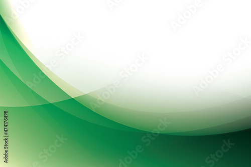 Abstract greeen color, modern design background with geometric round shape. Vector illustration.