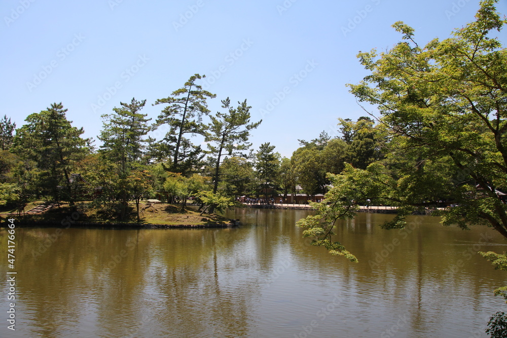 Nara, Japón, con innumerables templos y santuarios.
Nara, Japón, con innumerables templos y santuarios.