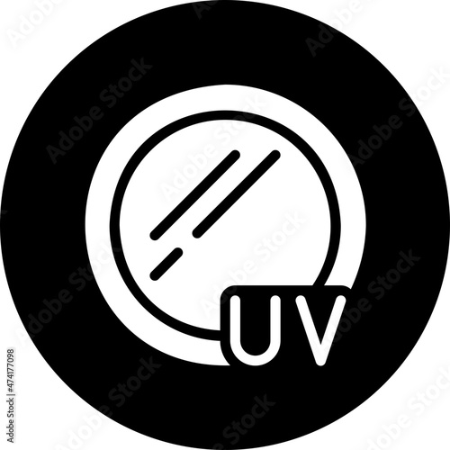 uv reflex glyph icon