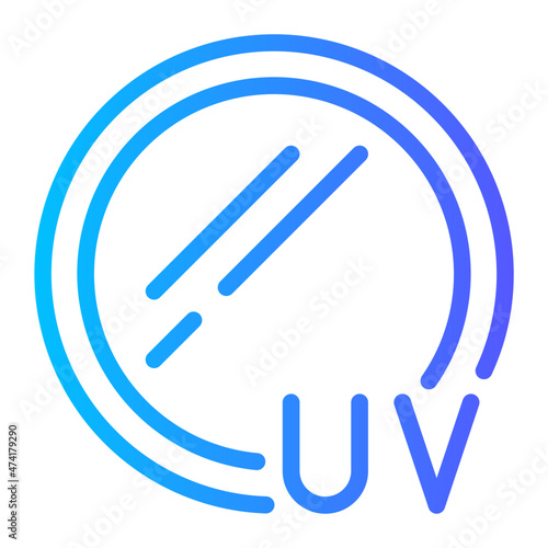 uv reflex gradient icon