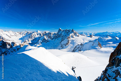 Aiguille du Midi, Mont Blanc, Frankreich