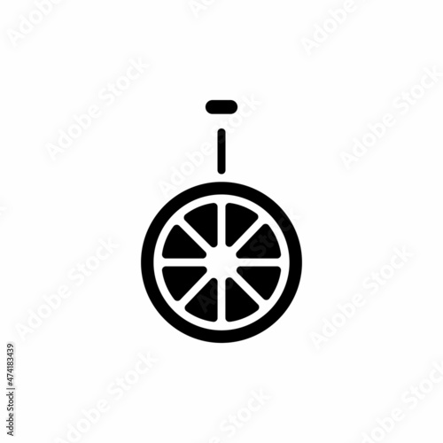 UNICYCLE icon in vector. Logotype
