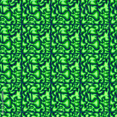 Vector seamless pattern. An ornament with an abstract background. Design print for textile, fabric, wallpaper, background.
