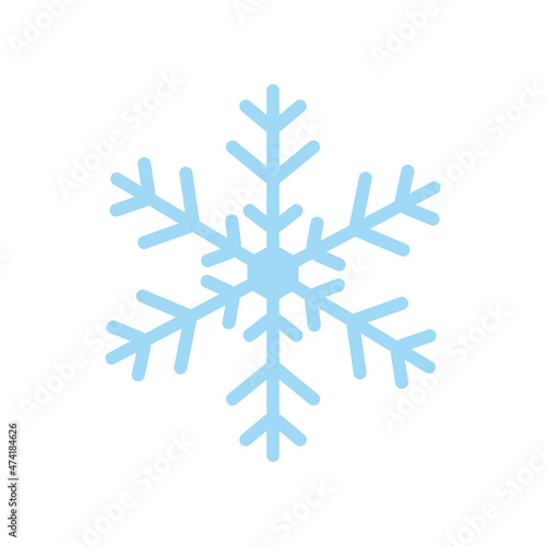 Snowflake icon vector illustration symbol