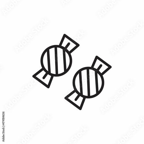 CANDY icon in vector. Logotype
