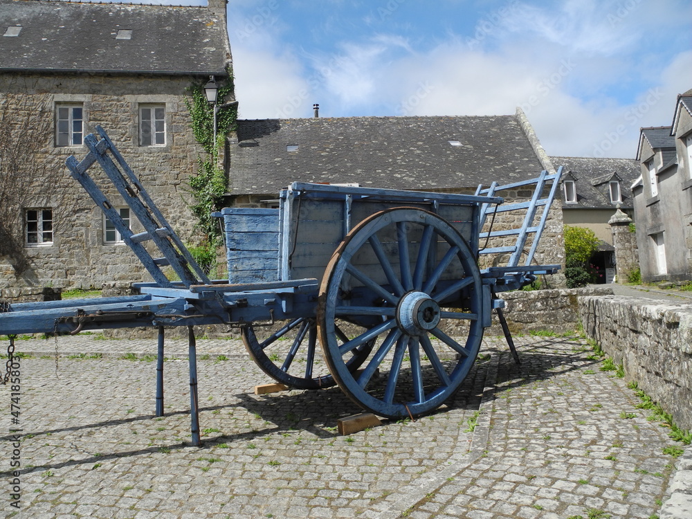 Fototapeta premium Alter Karren in Locronan