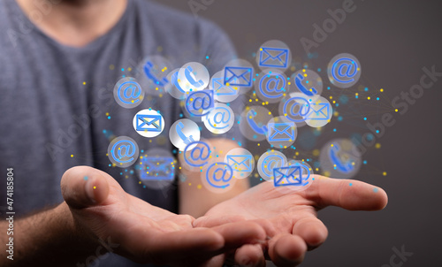 Email Mail Communication Online Chat Business Internet Technology Network Concept