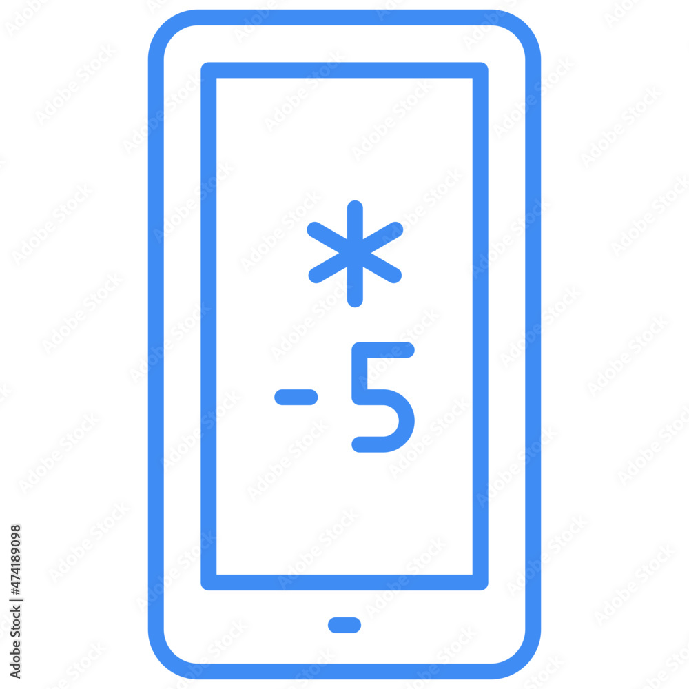 Obraz premium cold temperature icon