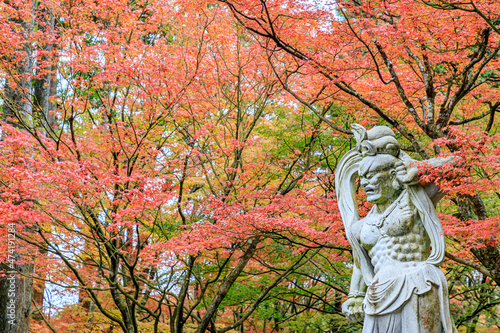 秋の呑山観音寺　福岡県篠栗町　Nomiyama Kannonji Temple in Autumn.  Fukuoka-ken Sasaguri town photo