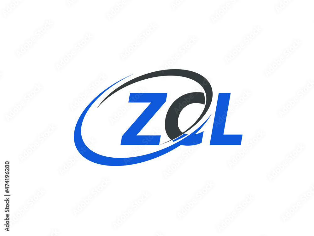 ZCL letter creative modern elegant swoosh logo design ZCL letter creative modern elegant swoosh logo design