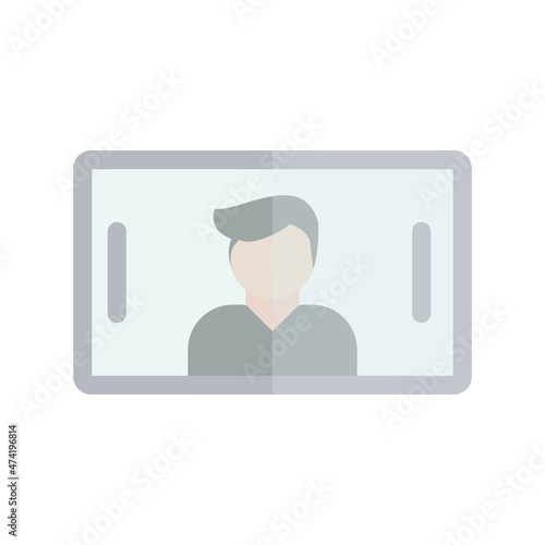 Live News Flat Light Vector Icon Design