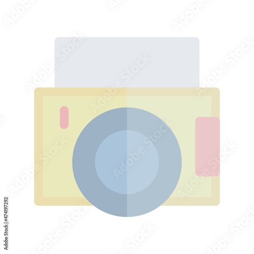 Vlog Flat Light Vector Icon Design