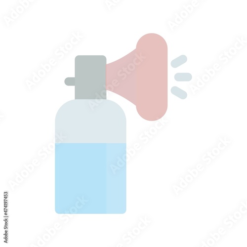 Air Horn Flat Light Vector Icon Design photo