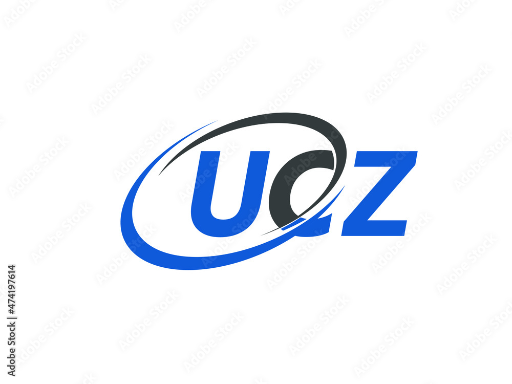 UCZ letter creative modern elegant swoosh logo design UCZ letter creative modern elegant swoosh logo design