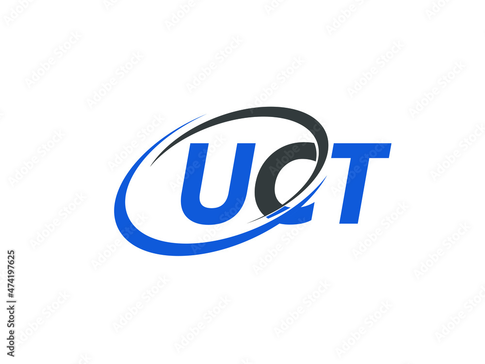 UCT letter creative modern elegant swoosh logo design UCT letter creative modern elegant swoosh logo design