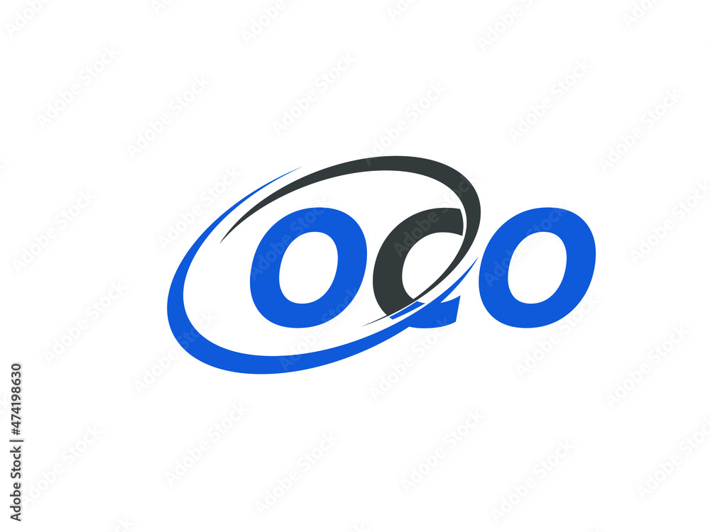 OCO letter creative modern elegant swoosh logo design OCO letter creative modern elegant swoosh logo design