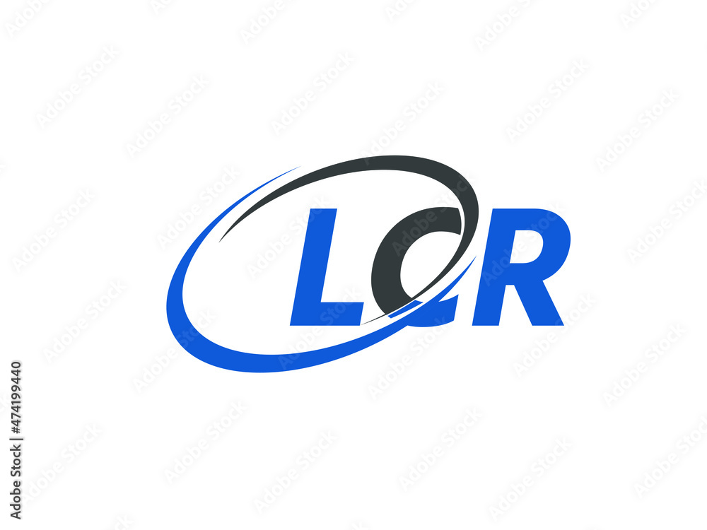 LCR letter creative modern elegant swoosh logo design LCR letter creative modern elegant swoosh logo design