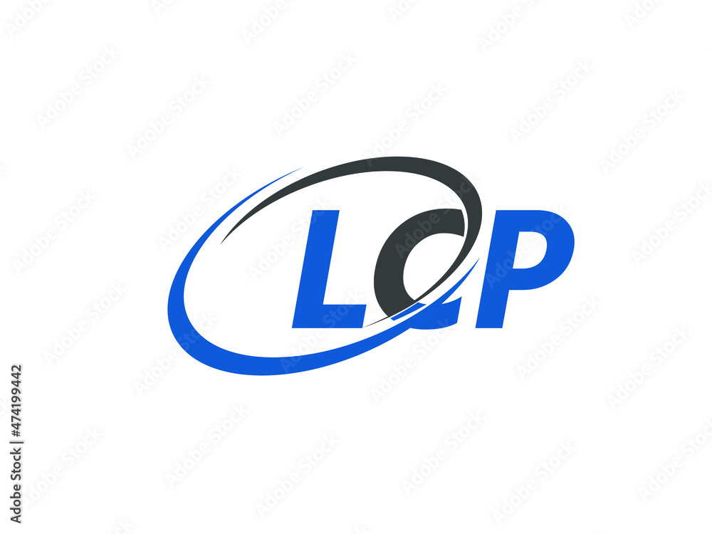 LCP letter creative modern elegant swoosh logo design LCP letter creative modern elegant swoosh logo design