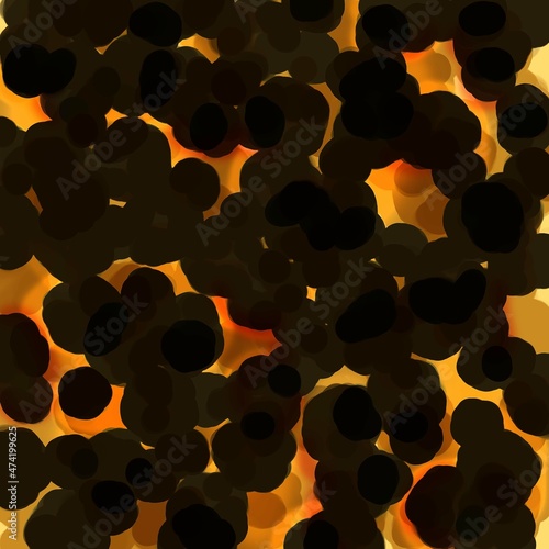 Tableau sur toile Tortoise shell background, texture, fashion pattern