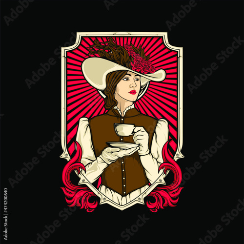 victorian tea lady