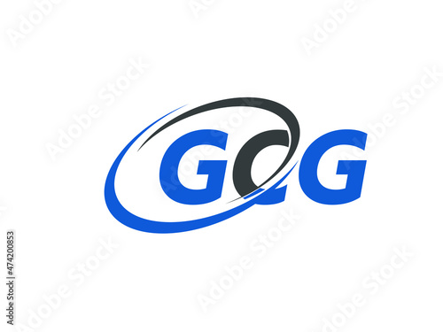 GCG letter creative modern elegant swoosh logo design