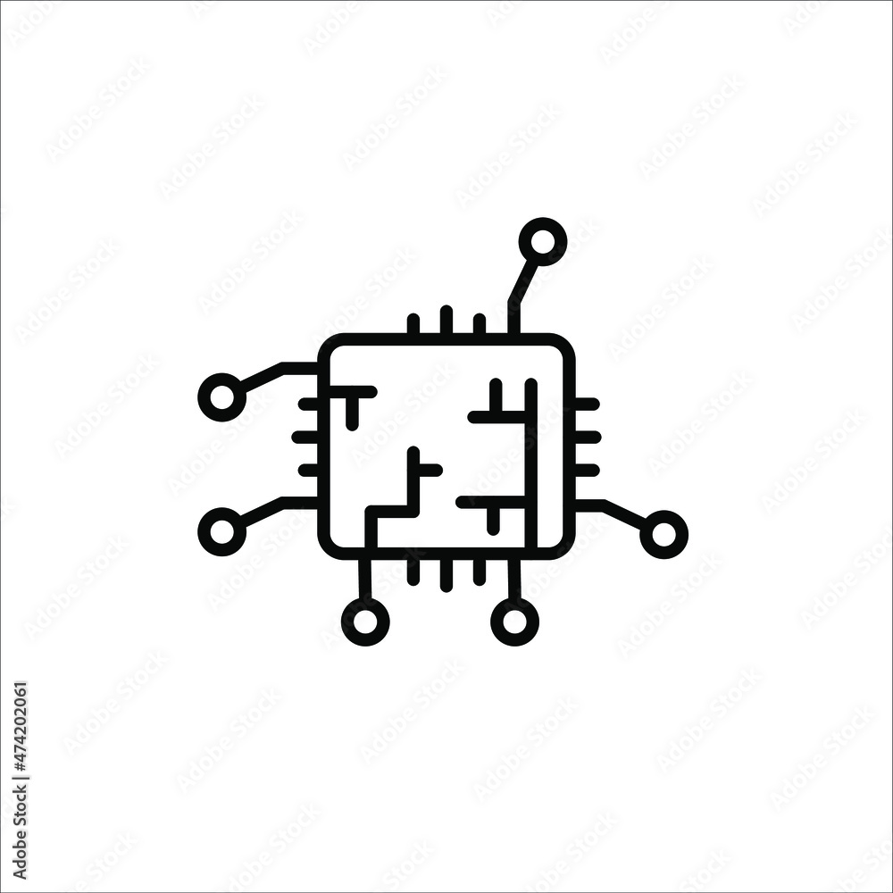 chip icon vector illustration symbol chip icon vector illustration symbol