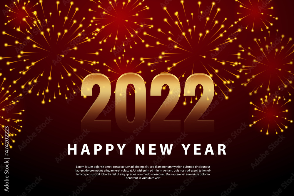 happy new year 2022 background happy new year 2022 background