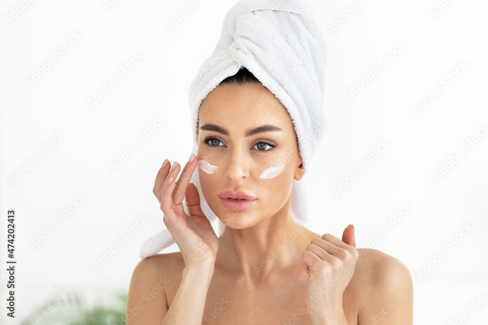 Clean skin cosmetics, dermatology care, anti-age mask and natural beauty Clean skin cosmetics, dermatology care, anti-age mask and natural beauty