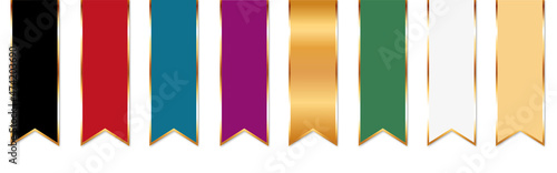 set of vector desigl element bookmark banners