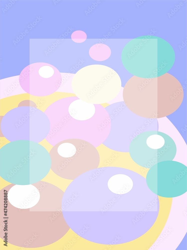 Illustration of flyer and brochure background