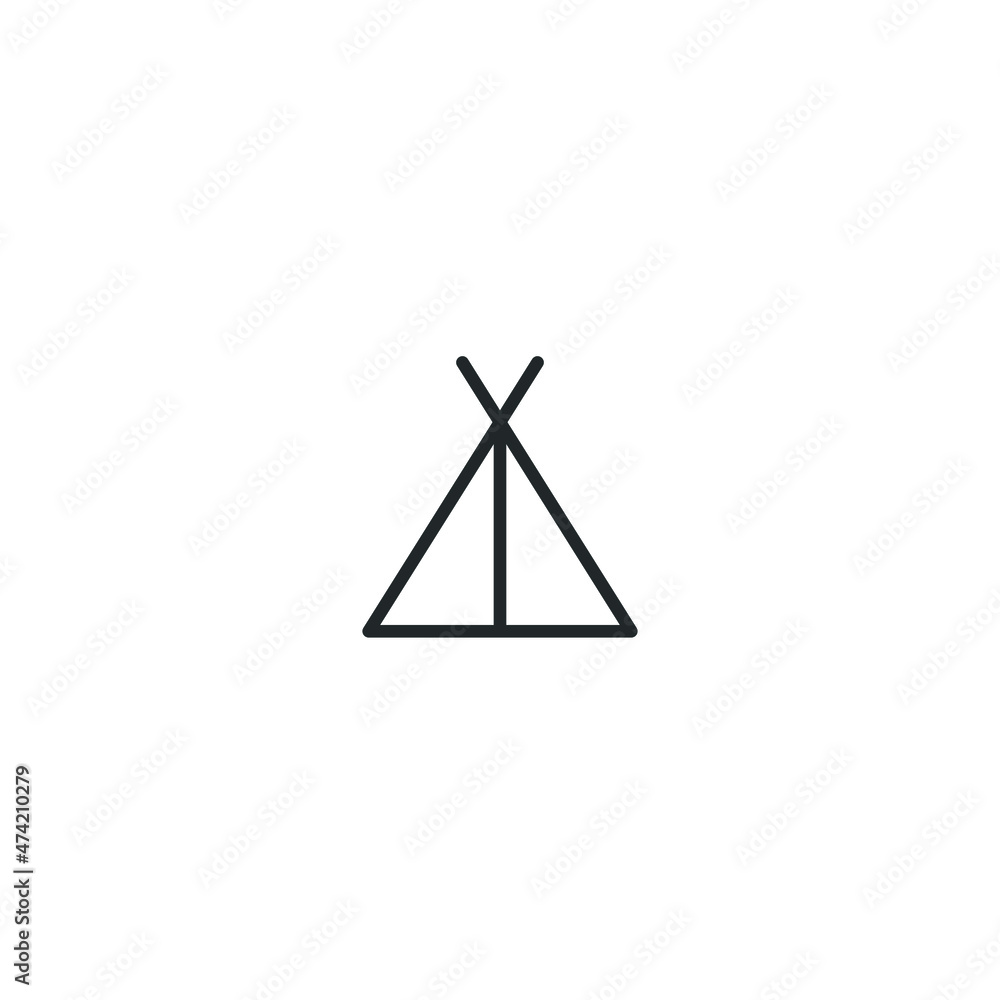 tend line icon, outline vector sign, pixel perfect icon tend line icon, outline vector sign, pixel perfect icon