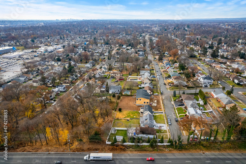Aerial Drone of Clifton New Jersey  photo