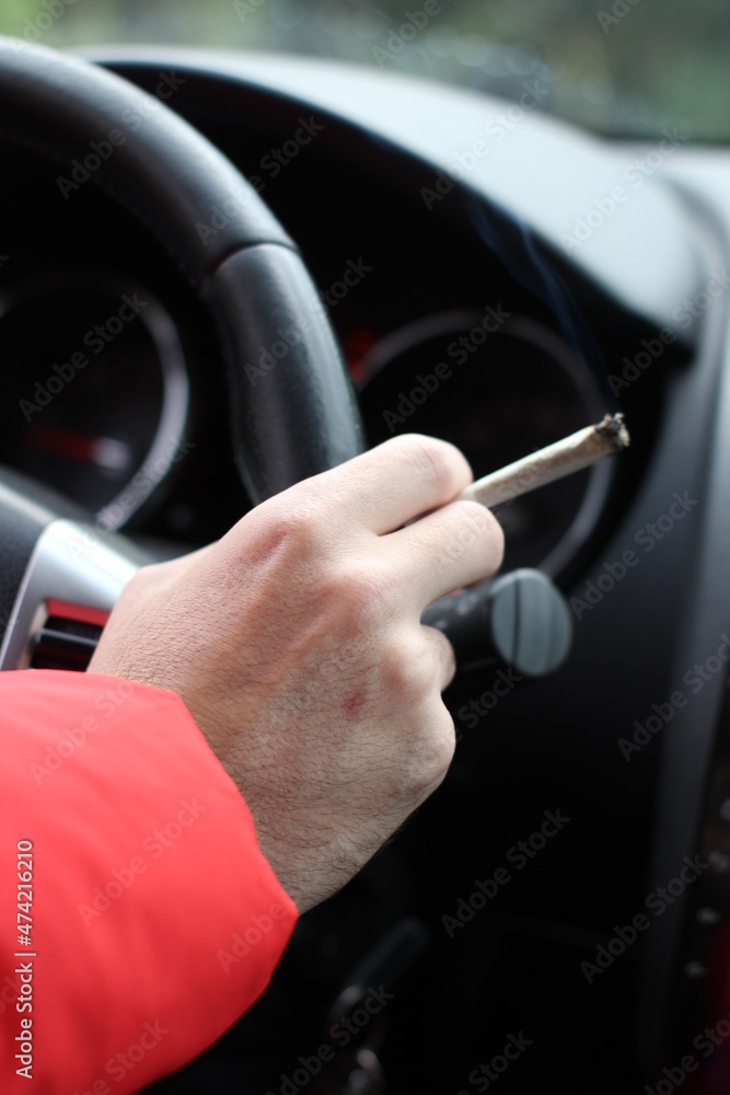 cigarette in the vehicle