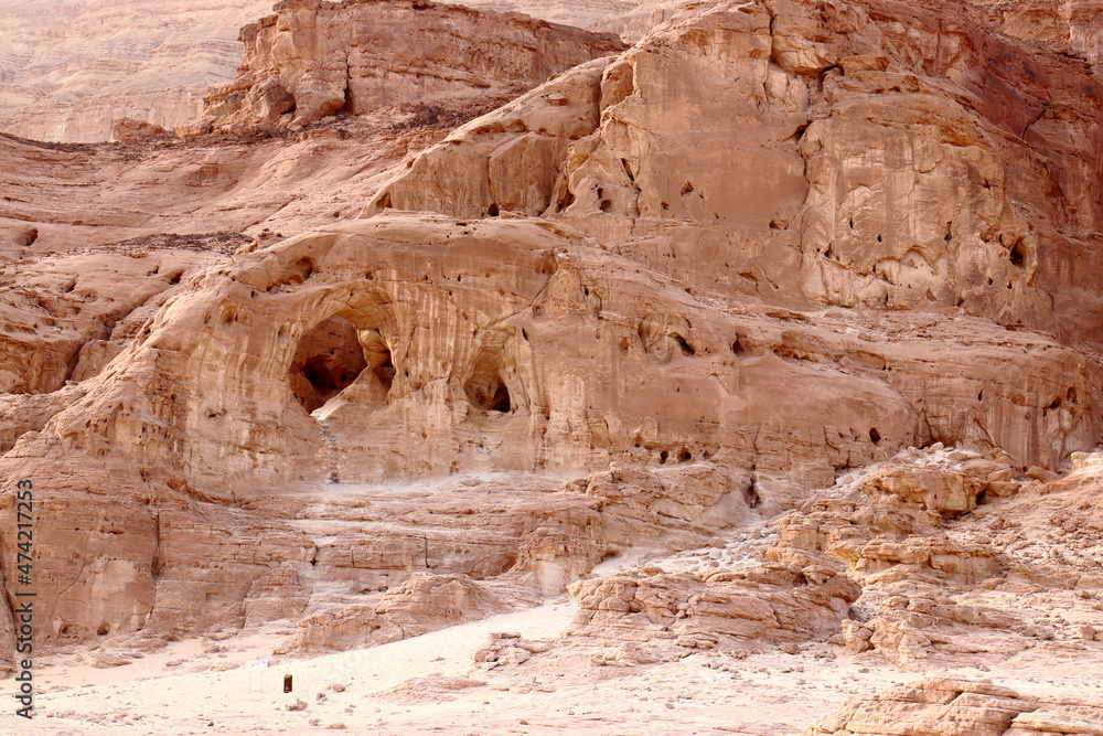 Timna Park in Israel. Ring Mountains